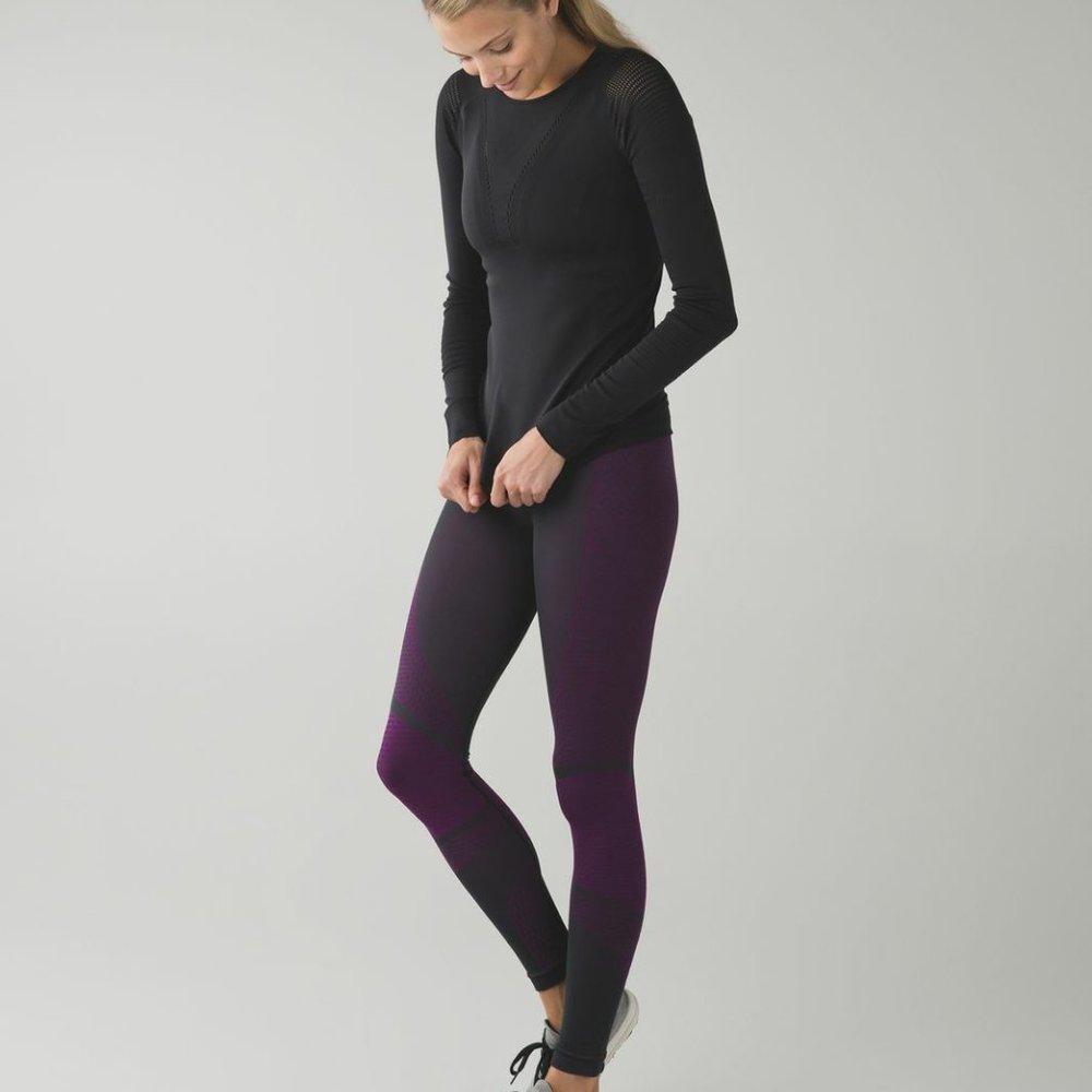 Lululemon Size 6 About That Base Layer Tight, 7/8… - image 2